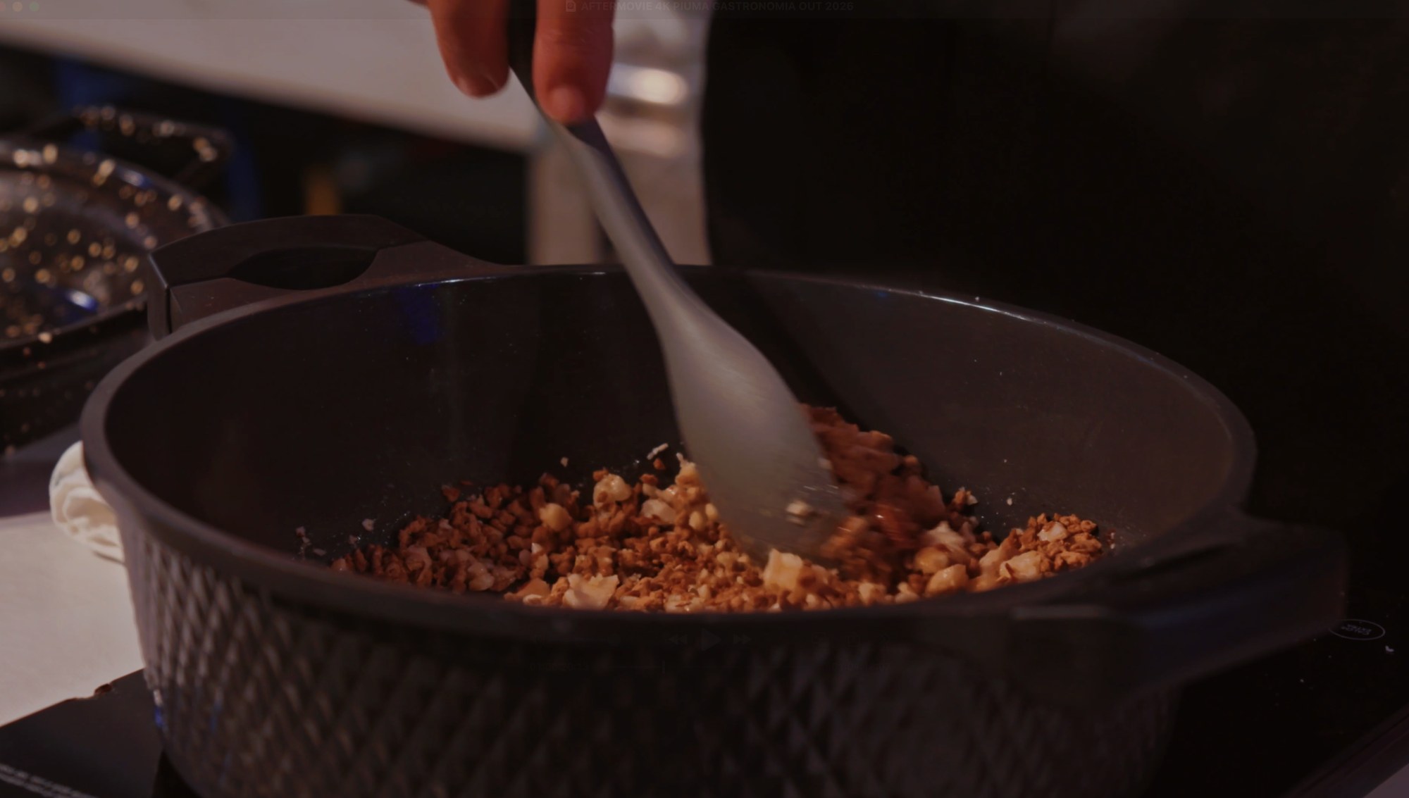 Preparo de receitas durante o Piúma Gastronomia.