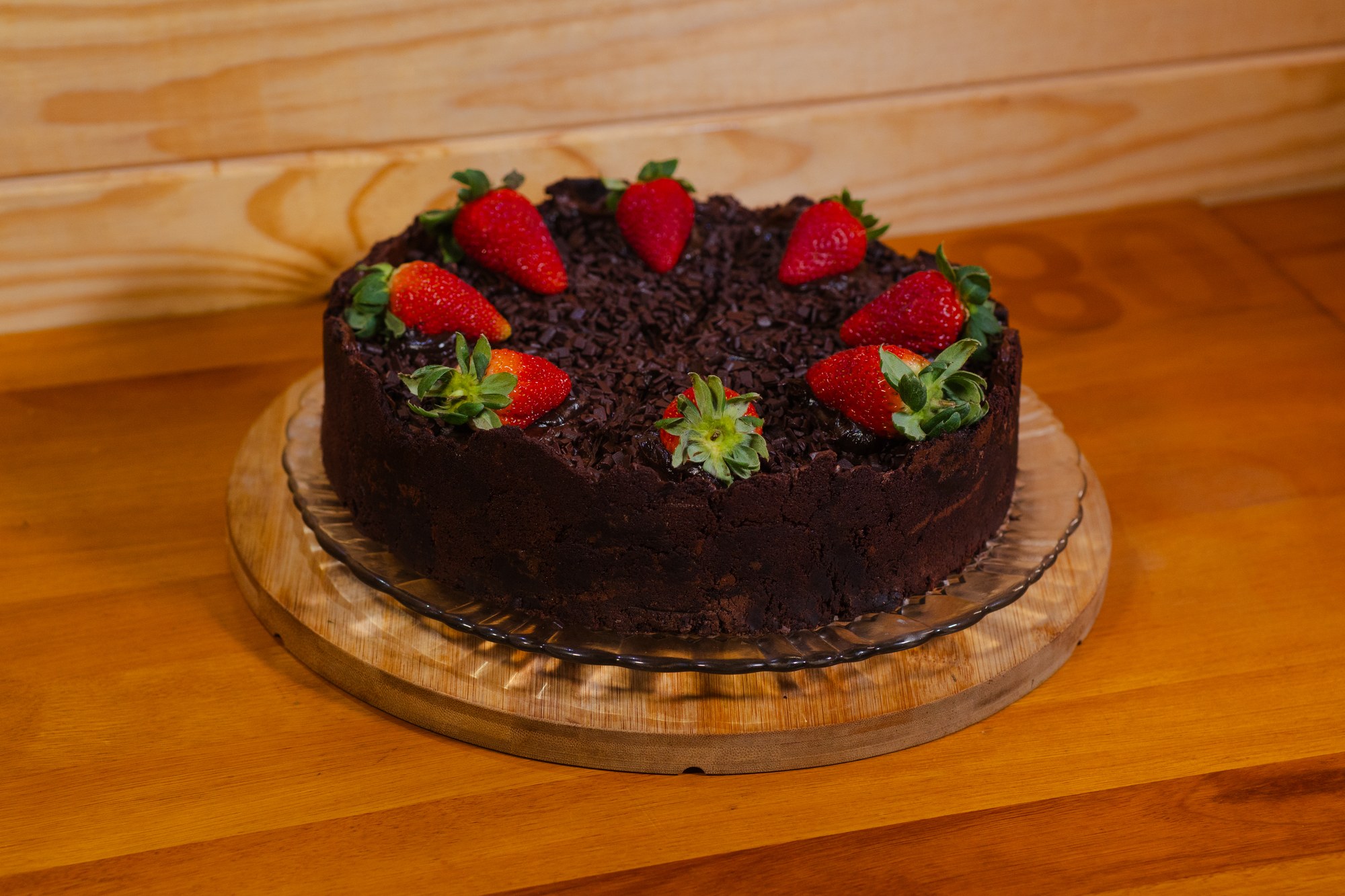Bombom aberto de brownie — Preta do Céu